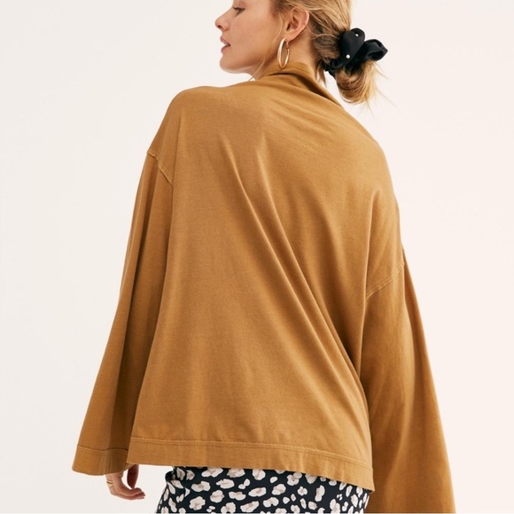 New We The Free Yellow Turtleneck Top Size S - Picture 2 of 10